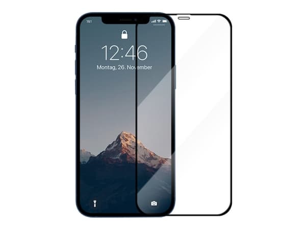 Woodcessories Panzerglas, Apple, iPhone 12/12 Pro, Naarmuuntumisenkestävä, Läpinäkyvä, 1 kpl