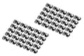 Miniatyrbilde 1 av 5: Digitus A-CC-BL, Fargekodende klemme, Sort, Polyvinylklorid (PVC), Cat5e/6, 100 stykker, 100 mm