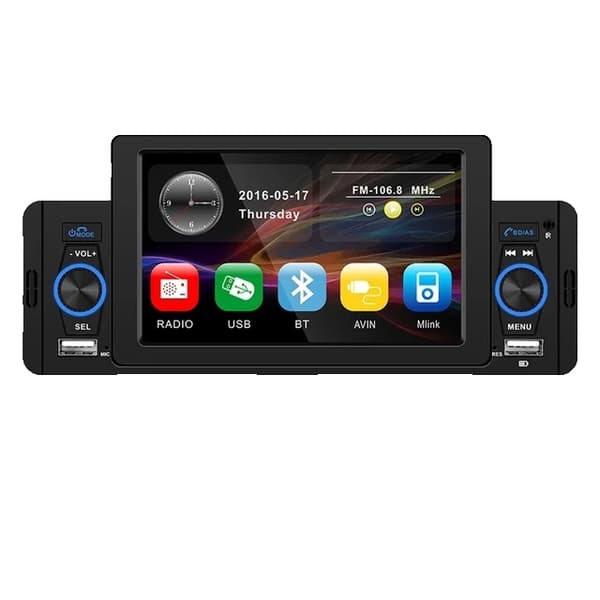 Autosoitin, CarPlay-yhteensopivuus, Bluetooth-yhteys, MP5 CarPlay 4 led