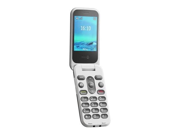Doro 2880, Clamshell, 320 x 240 pixels, Bluetooth, 1000 mAh, Black, White