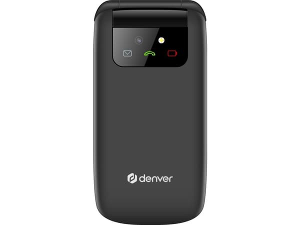 DENVER BAS-24600L - 4G feature phone - microSD-kortplats - LCD-skärm - bakre kamera 0,3 MP
