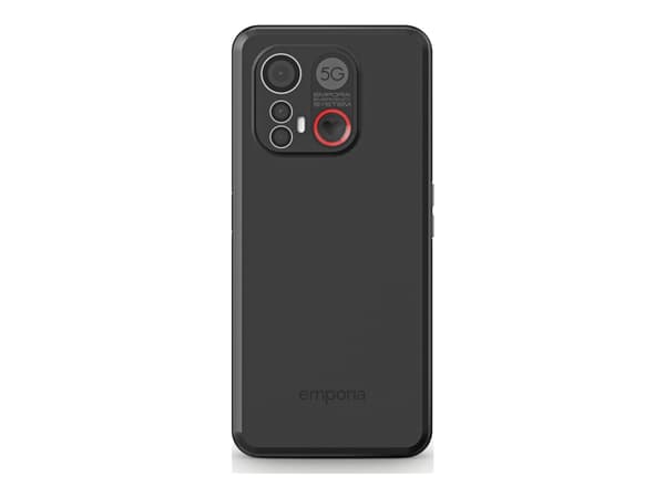 Emporia ME6 - 5G pekskärmsmobil - RAM 6 GB / Internminne 128 GB - microSD slot - LCD-skärm - 6.58" - 1080 x 2408 pixlar - 2 bakre kameror 50 MP, 2 MP