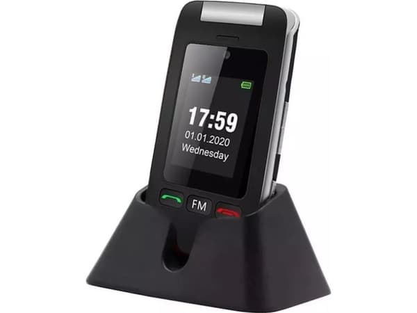 Mobiltelefon Artfone C10, sølv/svart
