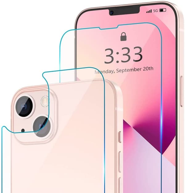 iPhone 13 herdet glass foran og bak