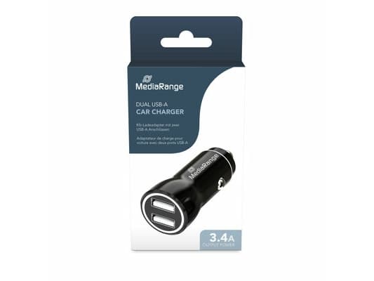 MediaRange MRMA103, Auto, USB, Musta, Hopea