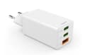 Pikkukuva 2 / 5: Hama Fast Charger 2x USB-C PD 1x USB-A QC Mini Charger 65W White (00201996)