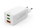 Pikkukuva 1 / 5: Hama Fast Charger 2x USB-C PD 1x USB-A QC Mini Charger 65W White (00201996)