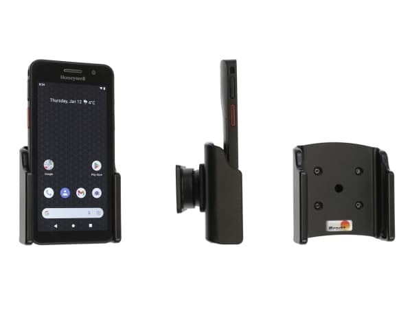 Brodit 711334, Mobiltelefon/smarttelefon, Passiv holder, Bil/innendørs, Sort