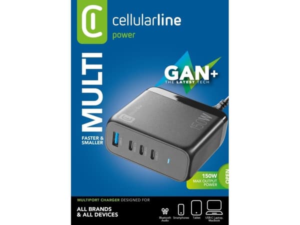 Cellularline 8018080471612, Innendørs, AC, Sort