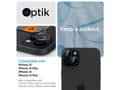 Miniatyrbild 2 av 5: Spigen GLAS.tR EZ Fit Optik Pro, Apple, iPhone 15 / 15 Plus / 14 / 14 Plus, Reptålig, Transparent, 2 styck