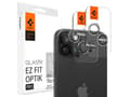 Miniatyrbild 1 av 5: Spigen GLAS.tR EZ Fit Optik Pro, Apple, iPhone 15 / 15 Plus / 14 / 14 Plus, Reptålig, Transparent, 2 styck