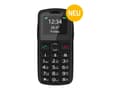 Miniatyrbilde 1 av 5: Bea-fon Silver Line SL230 - Funksjonstelefon - microSD slot - LCD-display - 128 x 160 pixler - rear camera - svart