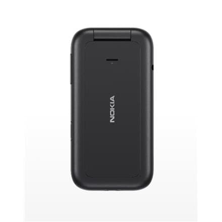 Nokia | 2660 Flip | Sort | 2,8"" | TFT LCD | 240 x 320 | Unisoc | 0,128 GB | Dobbelt SIM | Nano-SIM | Ja | Hovedkamera 0,3 MP |