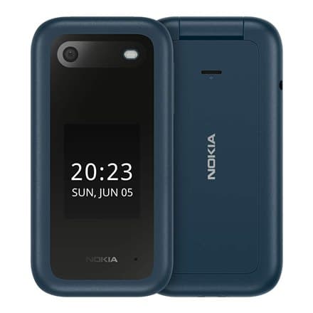 Nokia | 2660 Flip | Blå | 2,8"" | TFT LCD | 240 x 320 | Unisoc | 0,128 GB | Dobbelt SIM | Nano-SIM | Ja | Hovedkamera 0,3 MP | S