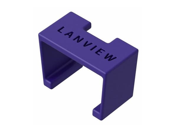 Lanview SmartClicks - Cable color coding clips - lila (paket om 20)
