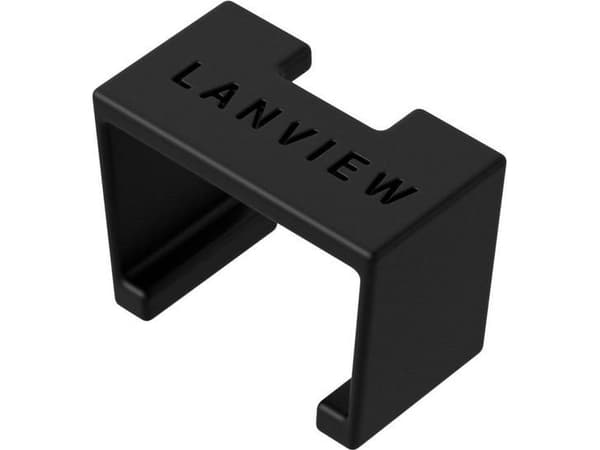 Lanview SmartClicks - Cable color coding clips - svart (paket om 20)