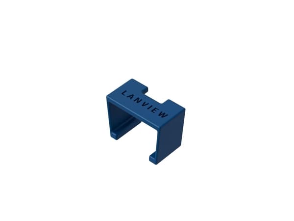 Lanview SmartClicks - Cable color coding clips - blå (paket om 20)