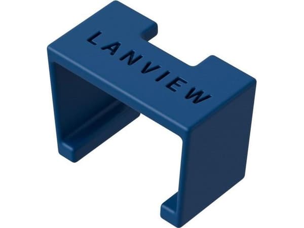 Lanview SmartClicks - Cable color coding clips - blå (paket om 20)