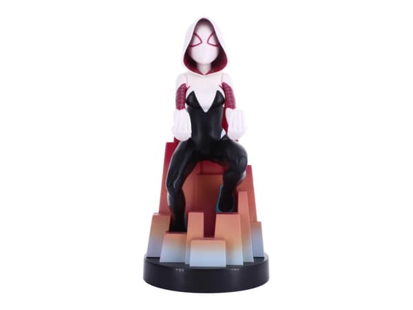 Hieno Gaming Cable Guys Marvel Spider-Gwen - pidike spilcontroller, mobiltelefonille Monivärinen