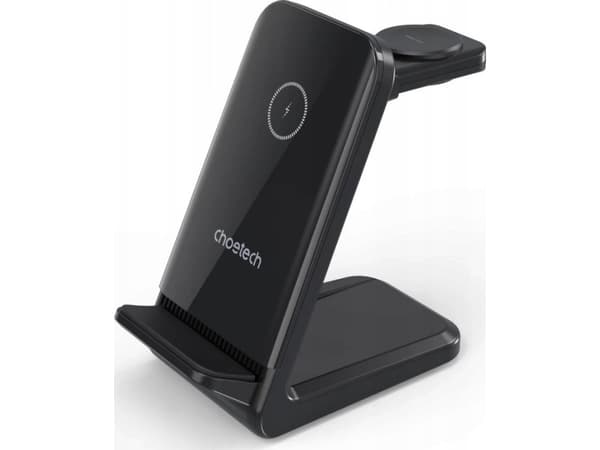 Ładowarka Choetech Choetech T608 15W 4in1 induktiivinen latausasema - musta