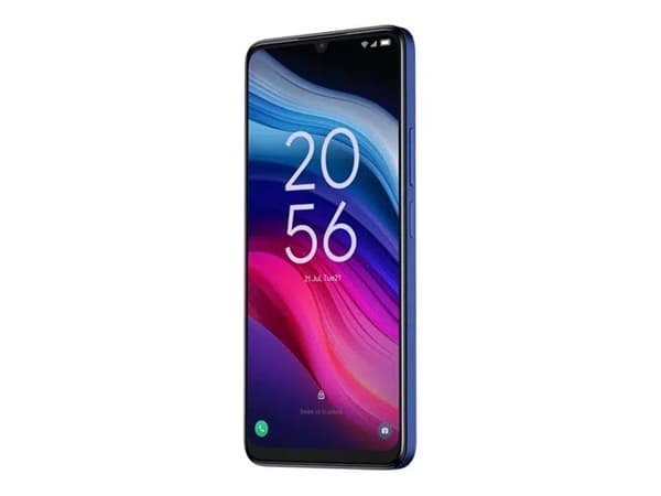 TCL 505 - 4G smarttelefon - dobbelt-SIM - RAM 4 GB / Internminne 128 GB - microSD slot - 6.75" - 1612 x 720 piksler (90 Hz) - 2x bakkameraer 50 MP, 2 Blå