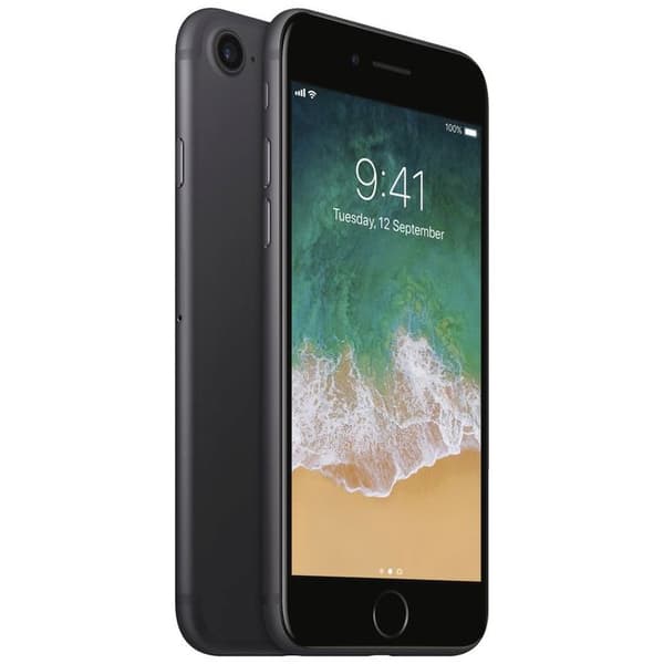 Begagnad iPhone 7 128GB Matt Svart Olåst i bra skick Klass B