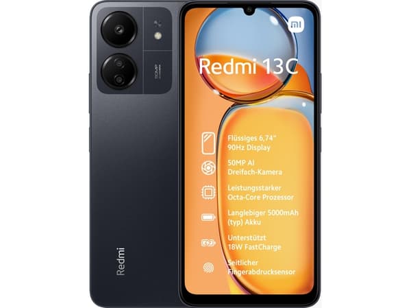 Xiaomi Redmi 13c 5G 128GB 17.12cm 6.74Zoll schwarz (99935431)