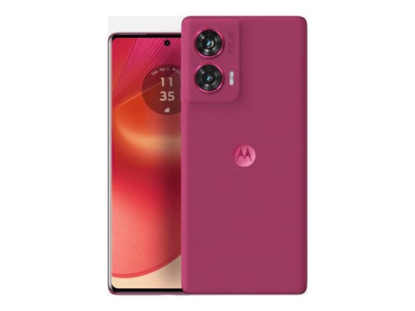 Motorola Edge 50 Fusion - 5G pekskärmsmobil - dual-SIM - RAM 12 GB / Internminne 256 GB - pOLED-skärm - 6.7" - 2400 x 1080 pixlar (144 Hz) - 2 bakre Rosa