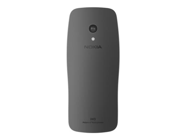 Nokia 3210 - 4G funktionstelefon - dual-SIM - RAM 64 MB / Internminne 128 MB - microSD slot - rear camera 2 MP - grunge black