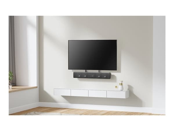 Neomounts AWL29-750BL1 - Monteringssett (montering) - for soundbar - svart - over skjerm, under skjerm