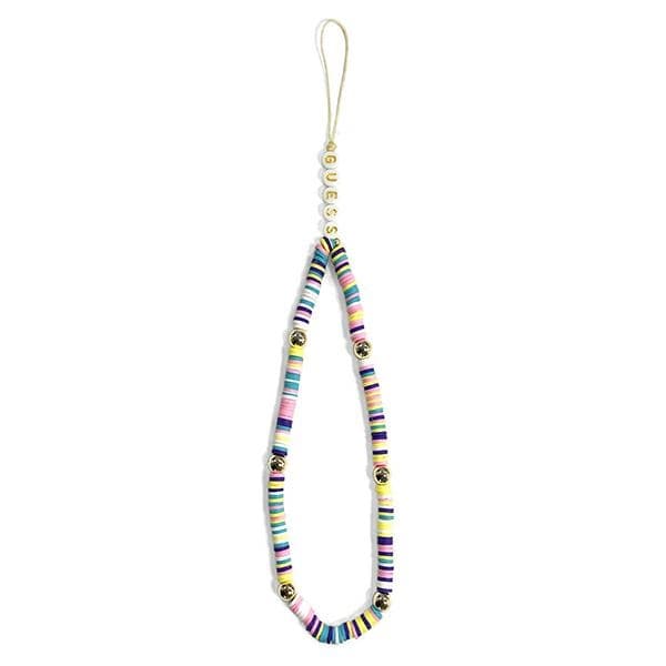 Guess Phone Strap Beads and Pearls Heishi - Telefonrem 25 cm (Multicolor)