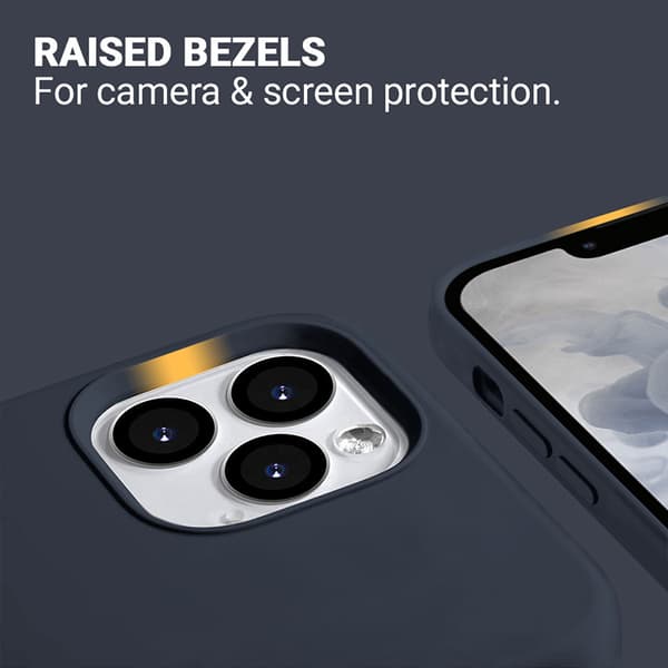 Crong Color Cover Magnetic - iPhone 13 Pro Max MagSafe Cover (marineblå)