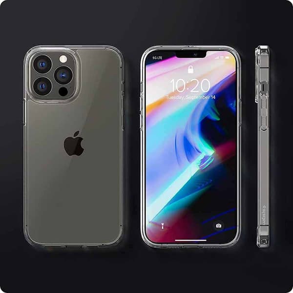 Spigen Ultra Hybrid - Cover til iPhone 13 Pro Max (gennemsigtig)