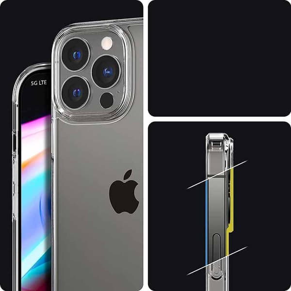 Spigen Ultra Hybrid - Cover til iPhone 13 Pro Max (gennemsigtig)