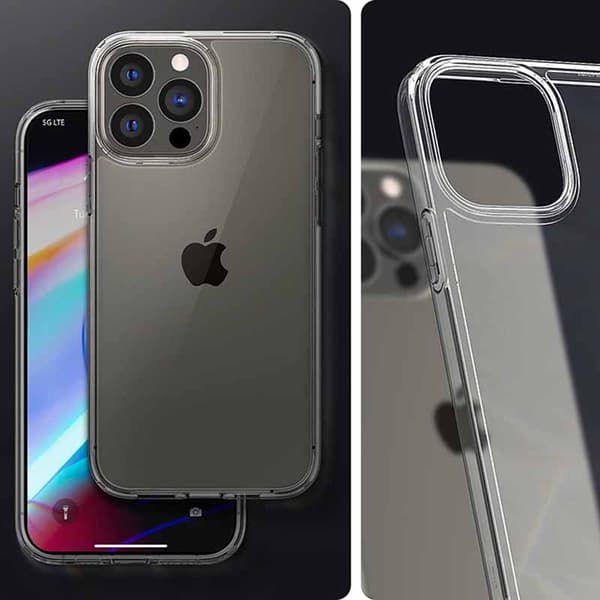 Spigen Ultra Hybrid - Cover til iPhone 13 Pro Max (gennemsigtig)