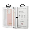 Pikkukuva 7 / 7: Guess Silicone Script MagSafe - iPhone 13 Pro -kotelo (vaaleanpunainen)