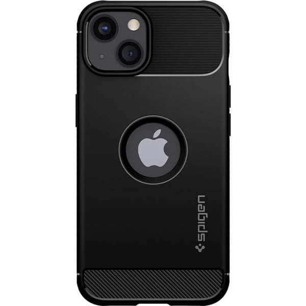 Spigen Rugged Armor - iPhone 13 -kotelo (musta)