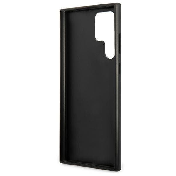 Guess 4G Metal Gold -logo – Samsung Galaxy S22 Ultra Case (harmaa)