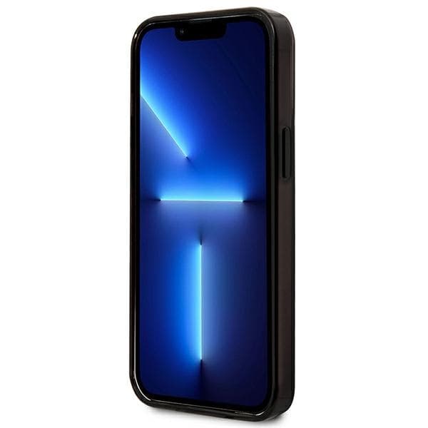 Karl Lagerfeld Gradient Ikonik Karl & Choupette - iPhone 13 Pro -kotelo (musta)