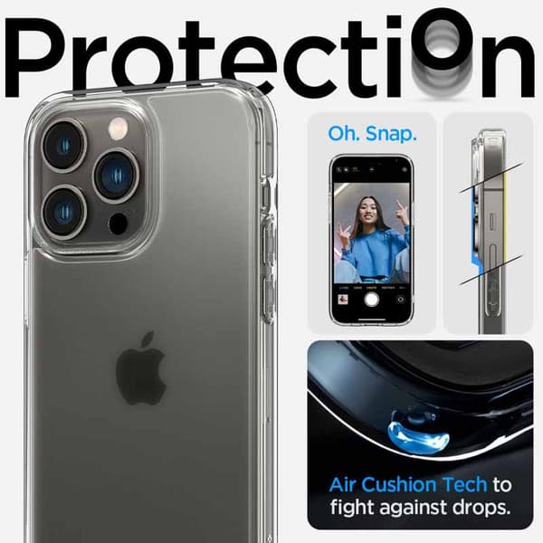Spigen Ultra Hybrid Matte - Fodral för iPhone 14 Pro (Transparent Matte)