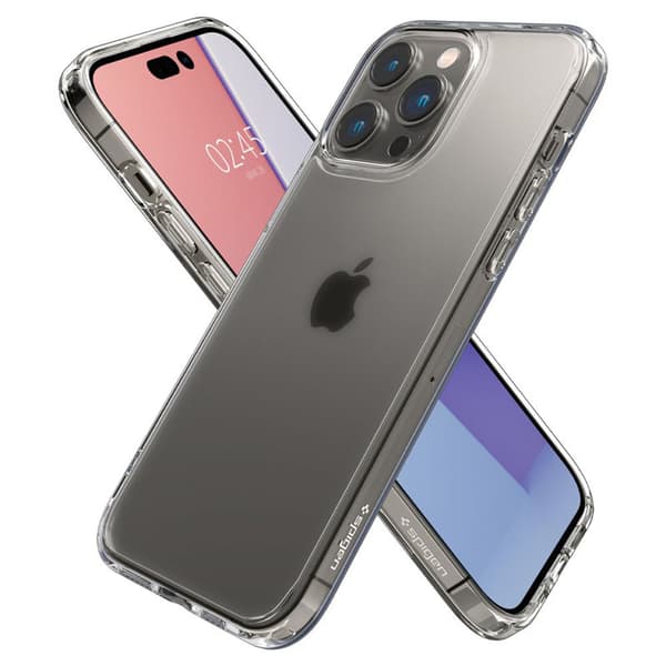 Spigen Ultra Hybrid Matte - Fodral för iPhone 14 Pro (Transparent Matte)