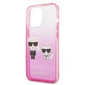 Pikkukuva 6 / 8: Karl Lagerfeld Gradient Ikonik Karl & Choupette - iPhone 13 Pro -kotelo (vaaleanpunainen)