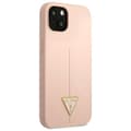 Pikkukuva 4 / 8: Guess Silicone Triangle Logo - iPhone 13 minikotelo (vaaleanpunainen)
