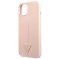 Pikkukuva 6 / 8: Guess Silicone Triangle Logo - iPhone 13 minikotelo (vaaleanpunainen)