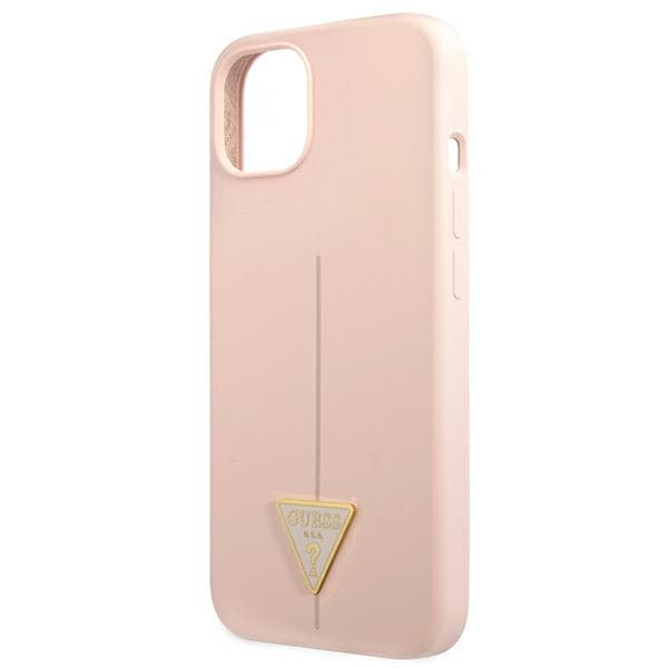Guess Silicone Triangle Logo - iPhone 13 minikotelo (vaaleanpunainen)
