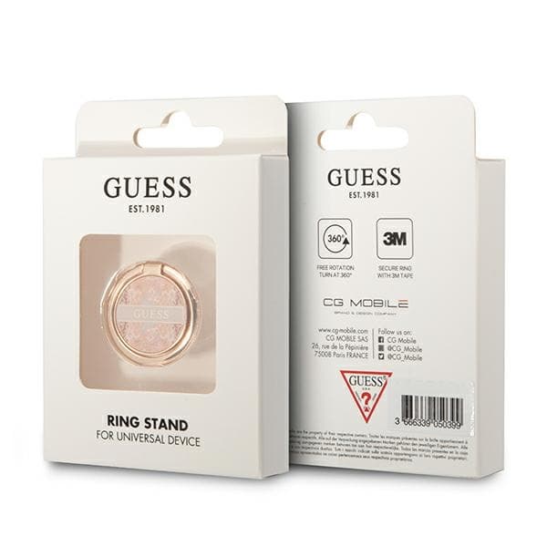 Guess Ring Stand Paisley - Magnetisk fingertelefonhållare (guld)