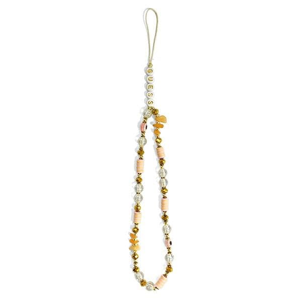 Guess Phone Strap Beads Bohemia - Puhelinhihna 25 cm (ruskea)