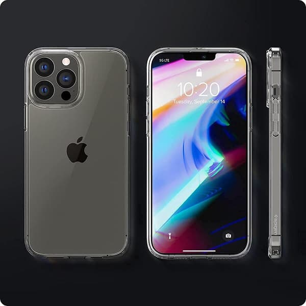 Spigen Ultra Hybrid - kotelo iPhone 13 Prolle (läpinäkyvä)