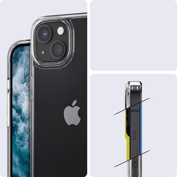 Spigen Ultra Hybrid - Cover til iPhone 13 Mini (gennemsigtig)
