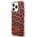 Pikkukuva 2 / 2: Guess Leopard Electro Stripe - iPhone 13 Pro -kotelo (punainen)